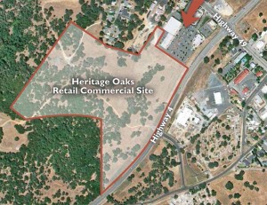Heritage Oaks Retail Commercial Site map
